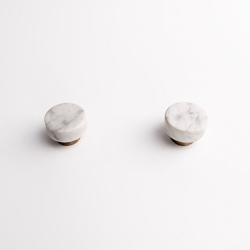 Mila round marble disc taps